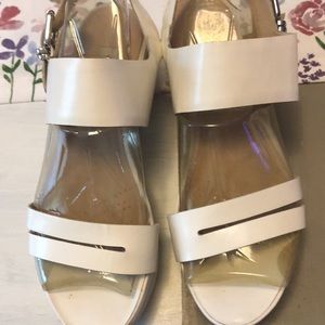 Clarks platform sandals